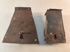 2 x Barock Tür Schloss Truhe